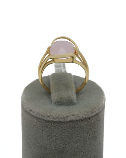 Pink Natural Stone Ring