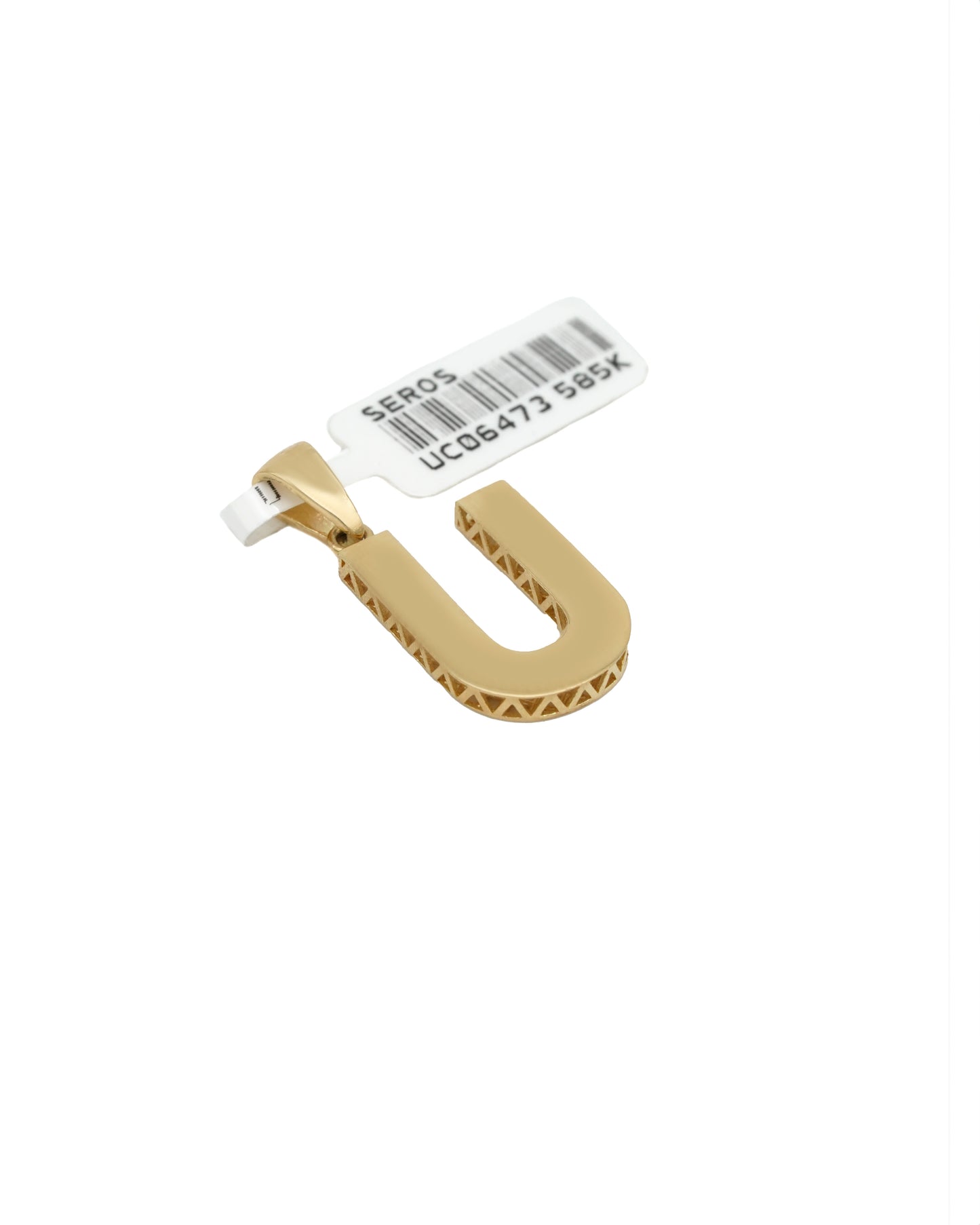 ''U'' Letter Pendant