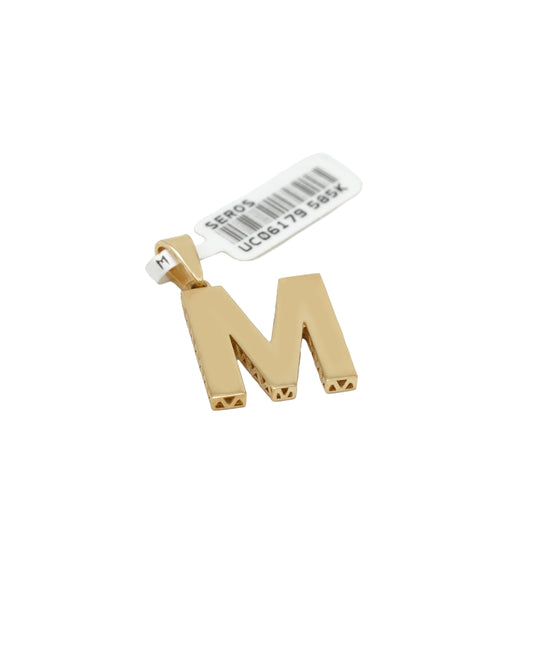 ''M'' Harf Kolye Ucu